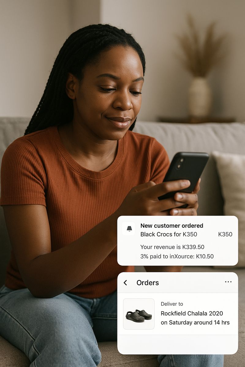 Sales being processed